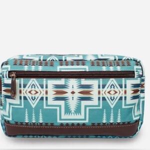 Pendleton Aqua Harding Travel Cosmetic  Bag NWOT